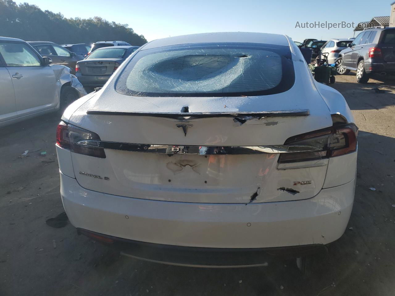 2013 Tesla Model S  White vin: 5YJSA1CP6DFP26943