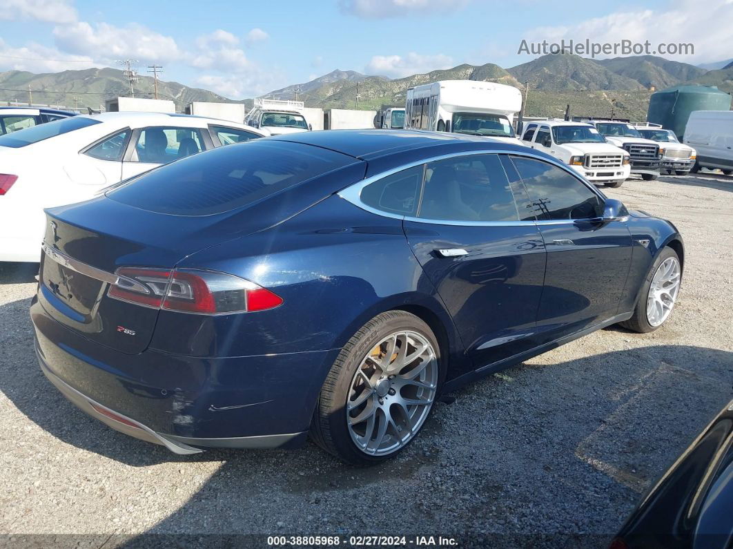 2013 Tesla Model S Performance Blue vin: 5YJSA1CP7DFP06295