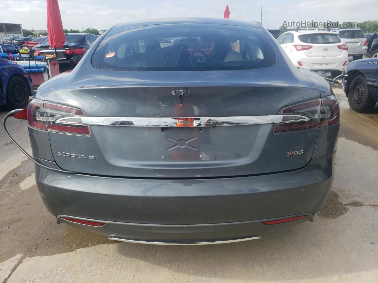 2013 Tesla Model S  Gray vin: 5YJSA1CP9DFP26144