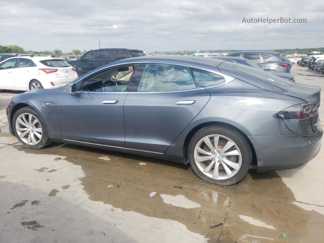 2013 Tesla Model S  Gray vin: 5YJSA1CP9DFP26144