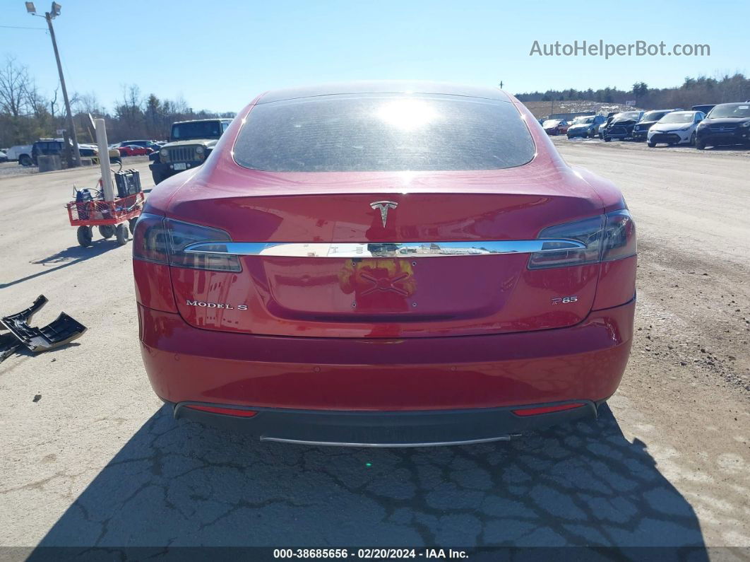 2013 Tesla Model S Performance Красный vin: 5YJSA1CP9DFP26158