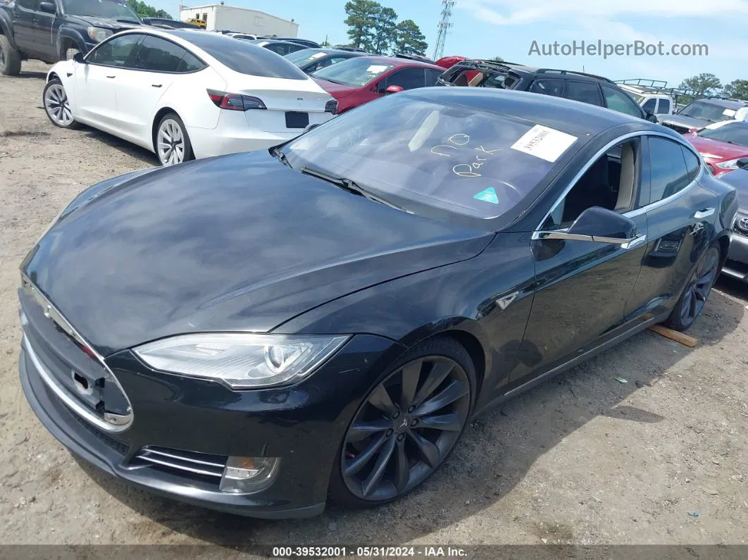 2013 Tesla Model S Performance Black vin: 5YJSA1CPXDFP06646