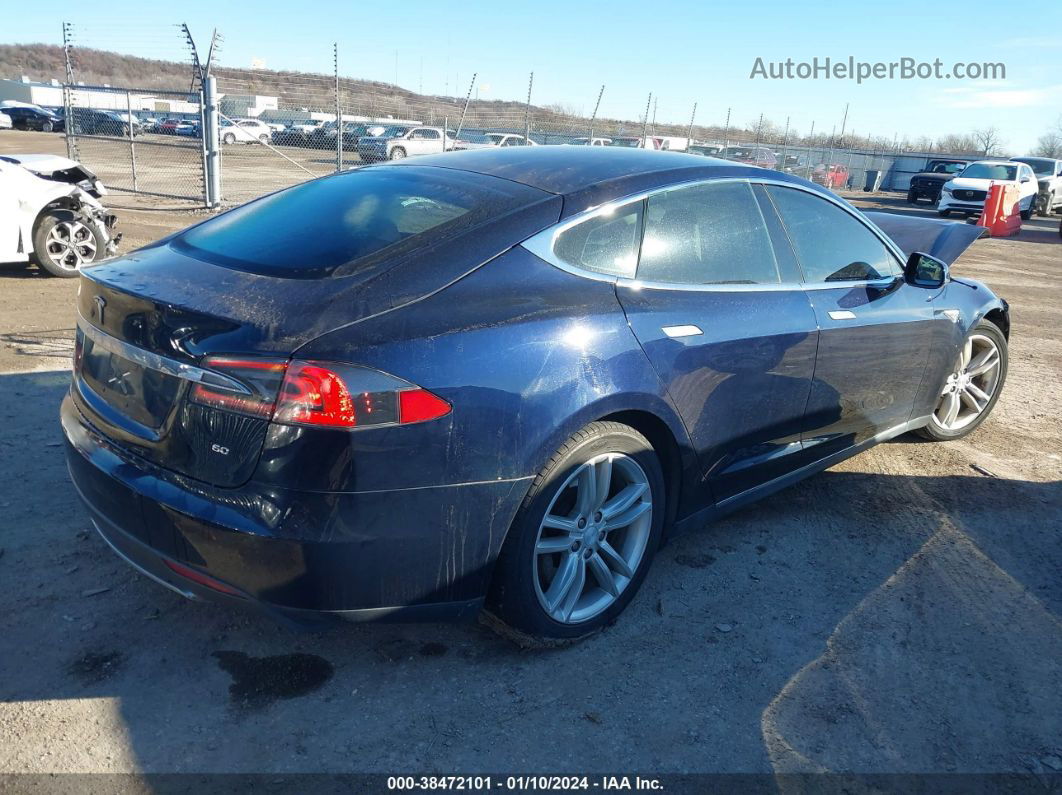 2013 Tesla Model S   Dark Blue vin: 5YJSA1DG2DFP26176