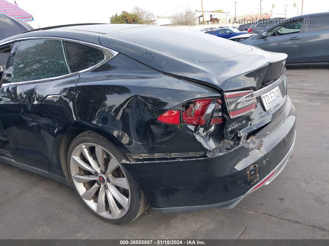 2013 Tesla Model S   Black vin: 5YJSA1DGXDFP12896