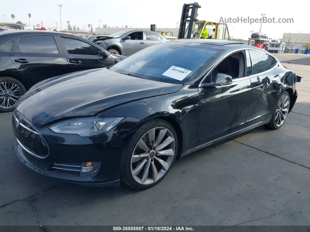 2013 Tesla Model S   Черный vin: 5YJSA1DGXDFP12896