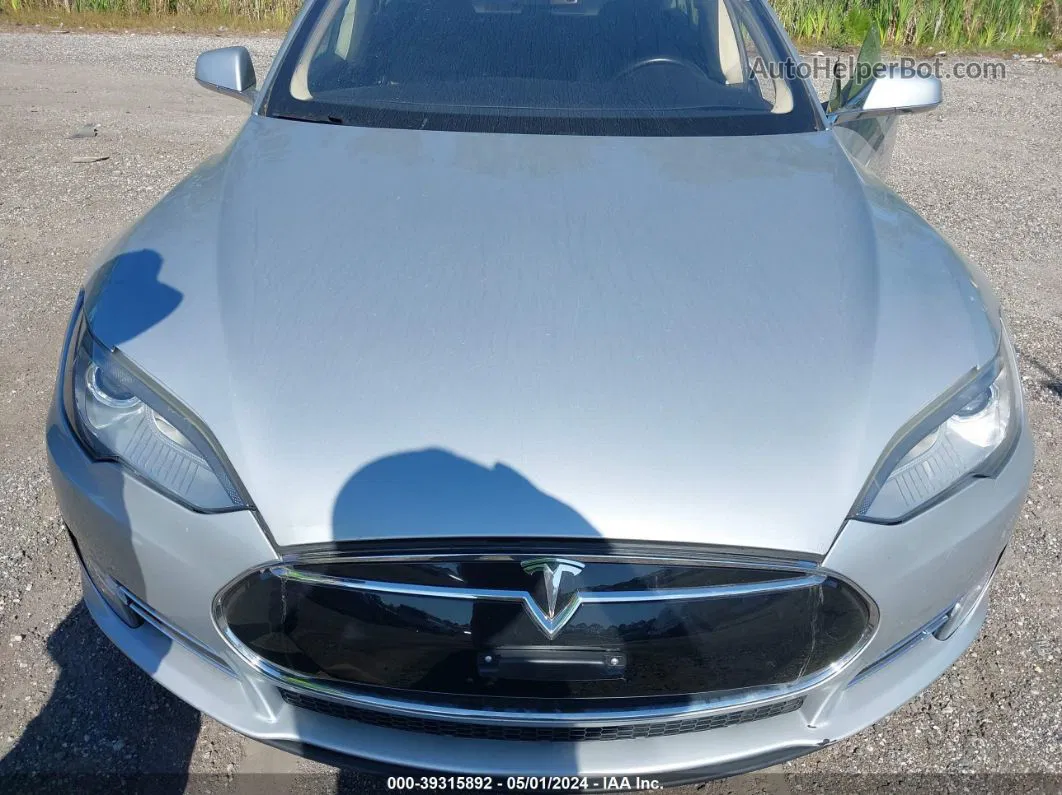 2013 Tesla Model S   Silver vin: 5YJSA1DN0DFP05471