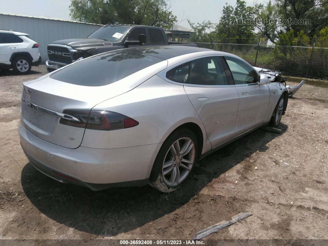 2013 Tesla Model S   Silver vin: 5YJSA1DN0DFP27180