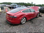 2013 Tesla Model S   Red vin: 5YJSA1DN1DFP18617