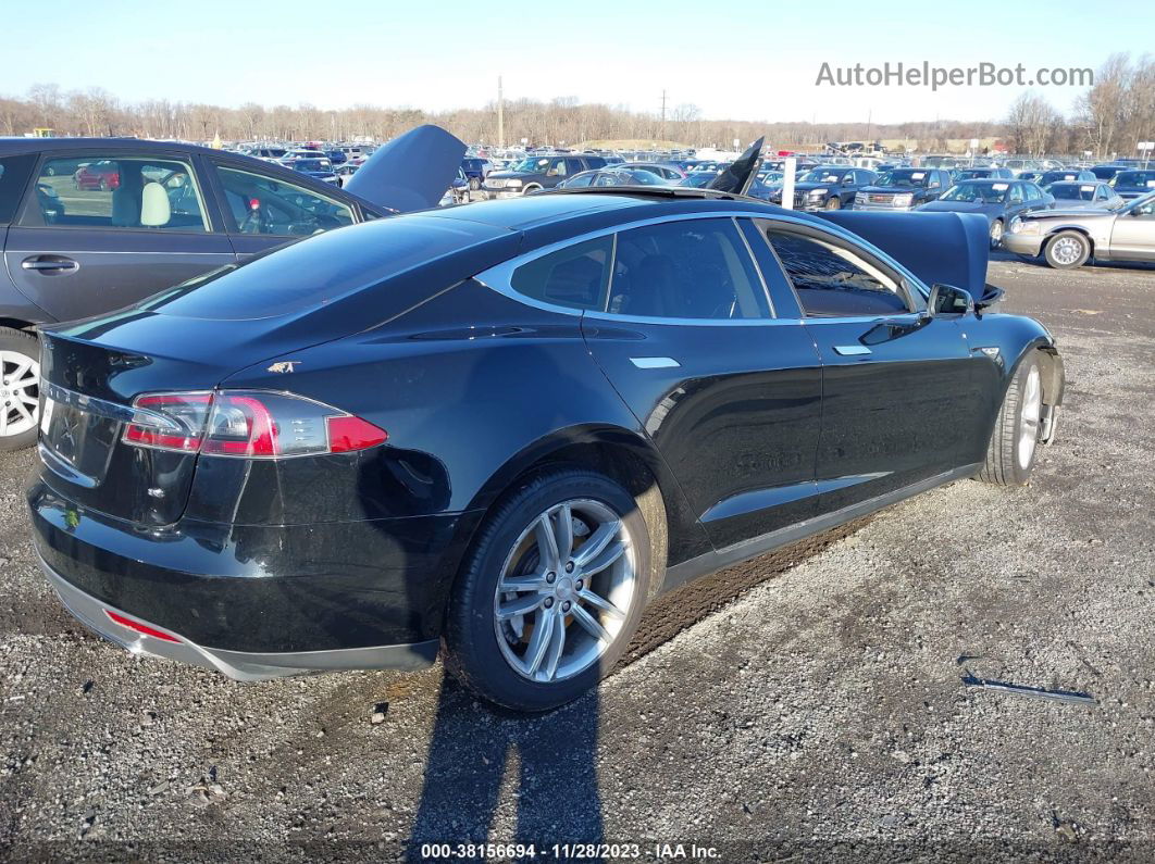 2013 Tesla Model S Black vin: 5YJSA1DN3DFP12107