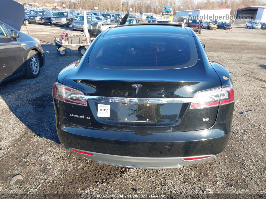 2013 Tesla Model S Black vin: 5YJSA1DN3DFP12107