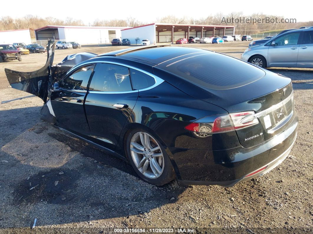 2013 Tesla Model S Black vin: 5YJSA1DN3DFP12107