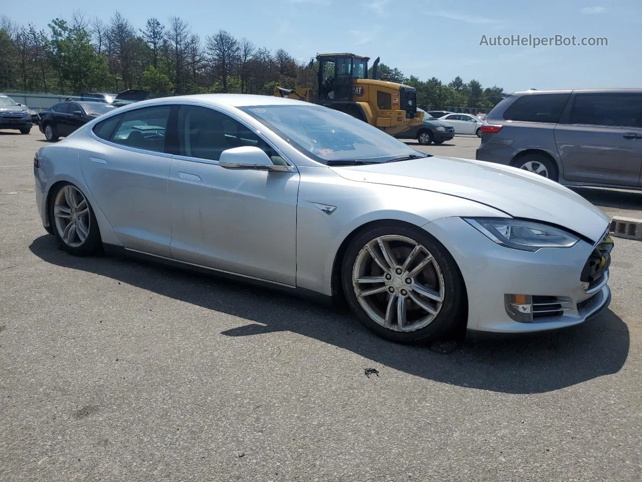 2013 Tesla Model S  Silver vin: 5YJSA1DN3DFP13001