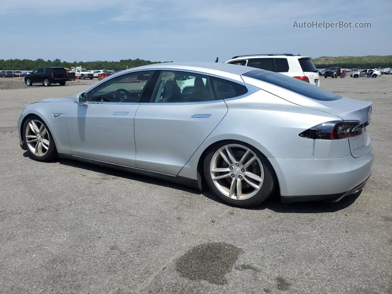 2013 Tesla Model S  Silver vin: 5YJSA1DN3DFP13001