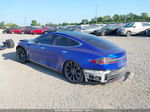 2013 Tesla Model S   Blue vin: 5YJSA1DN4DFP05750