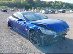 2013 Tesla Model S   Blue vin: 5YJSA1DN4DFP05750