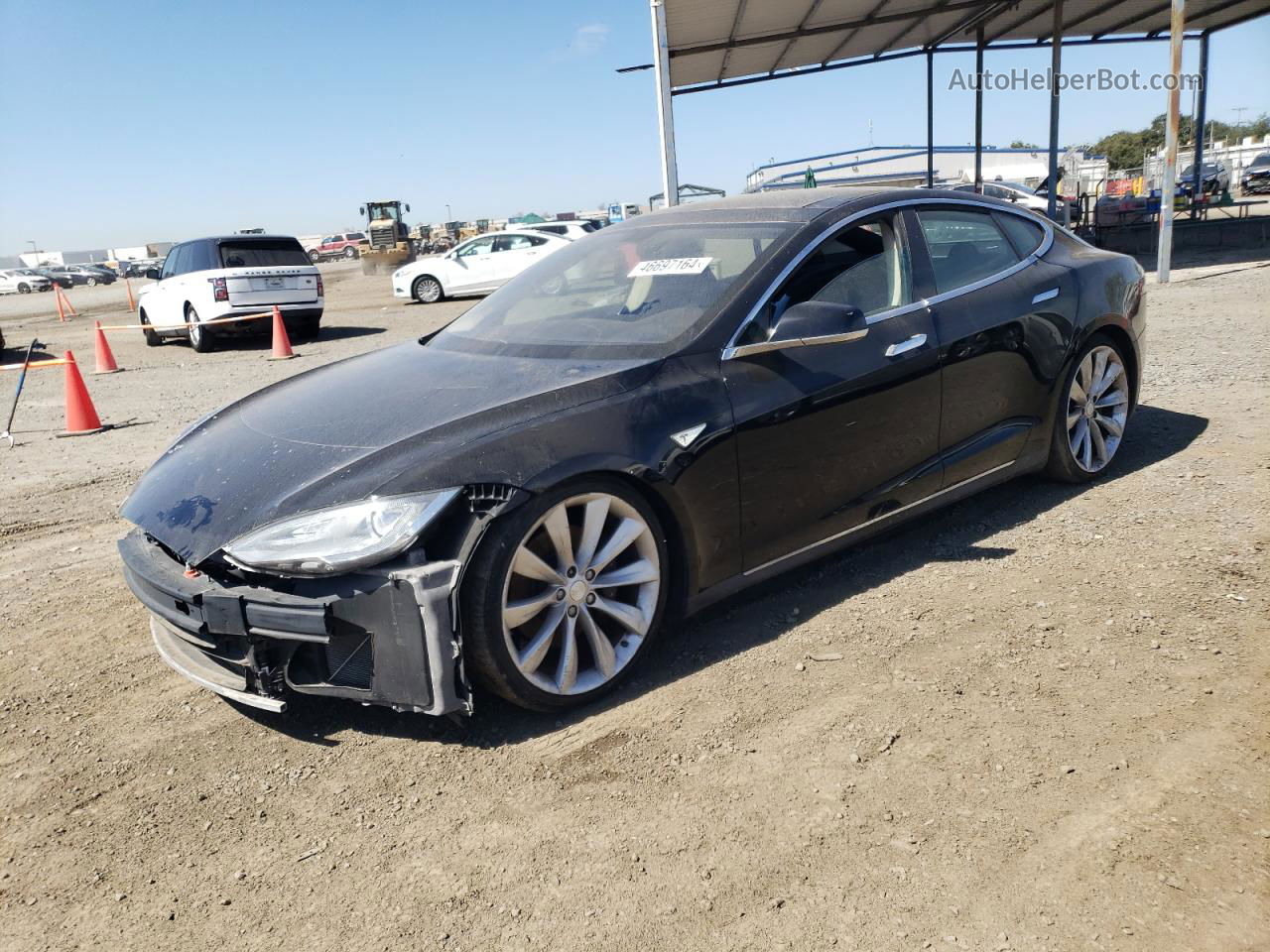 2013 Tesla Model S Черный vin: 5YJSA1DN4DFP06722