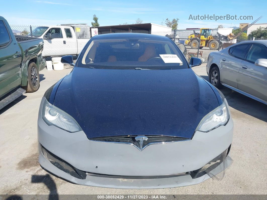 2013 Tesla Model S Blue vin: 5YJSA1DN5DFP05496