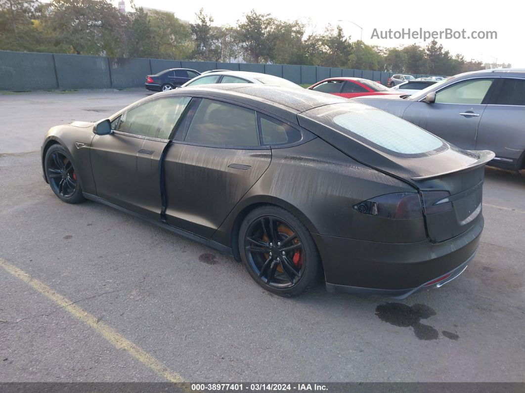 2013 Tesla Model S   Black vin: 5YJSA1DN7DFP05130