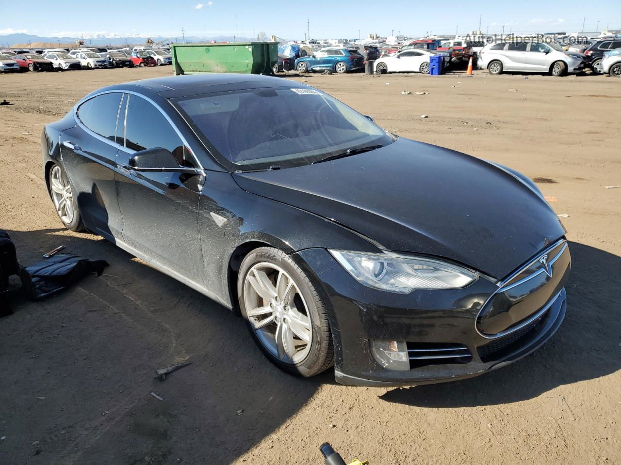 2013 Tesla Model S  Black vin: 5YJSA1DN7DFP06164