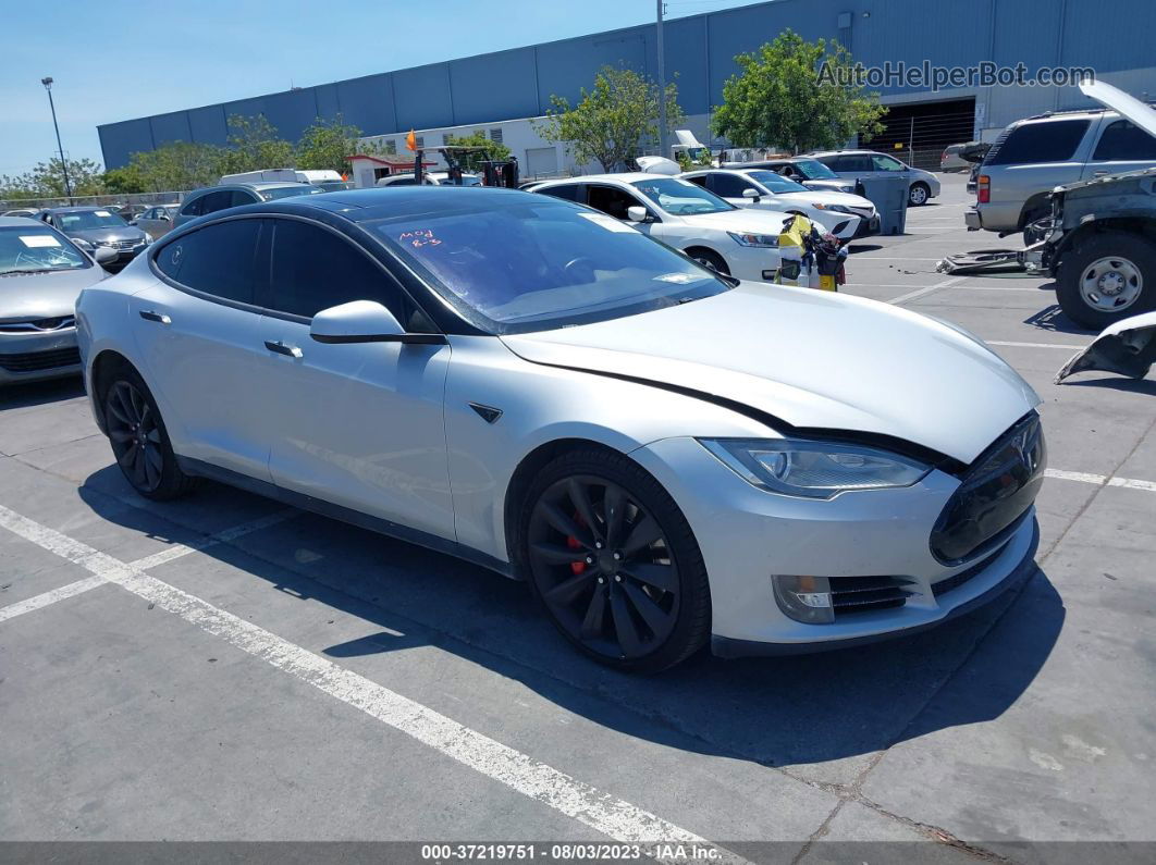 2013 Tesla Model S   Silver vin: 5YJSA1DN9DFP03508