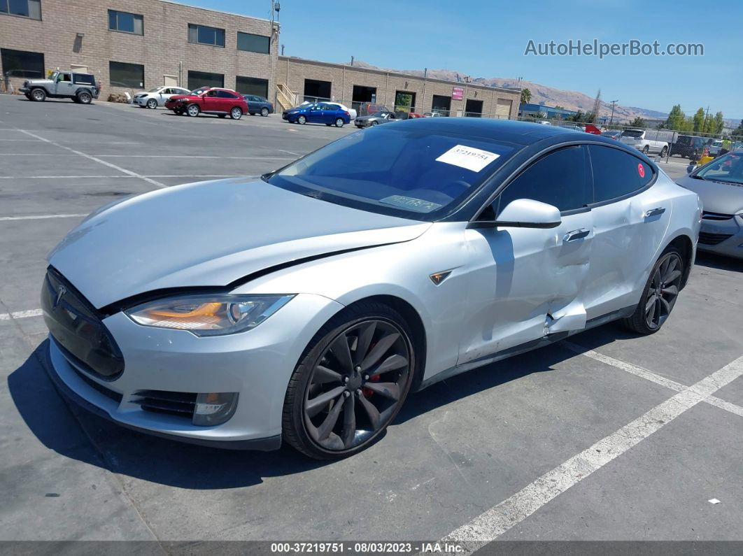 2013 Tesla Model S   Silver vin: 5YJSA1DN9DFP03508