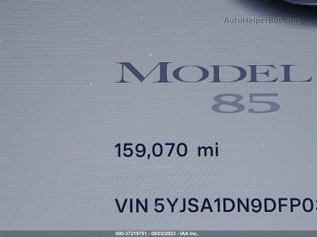 2013 Tesla Model S   Silver vin: 5YJSA1DN9DFP03508