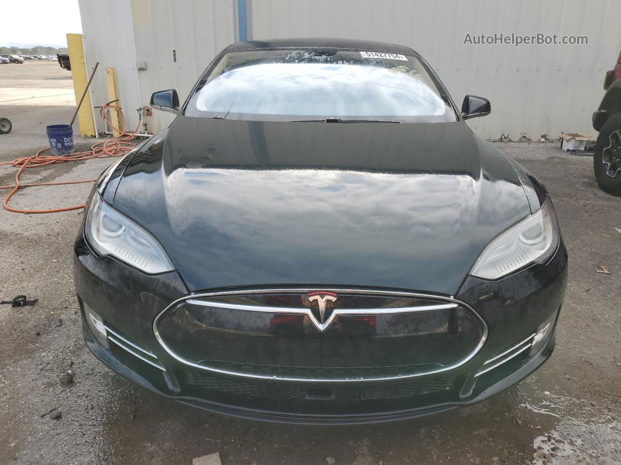 2013 Tesla Model S  Green vin: 5YJSA1DN9DFP24892