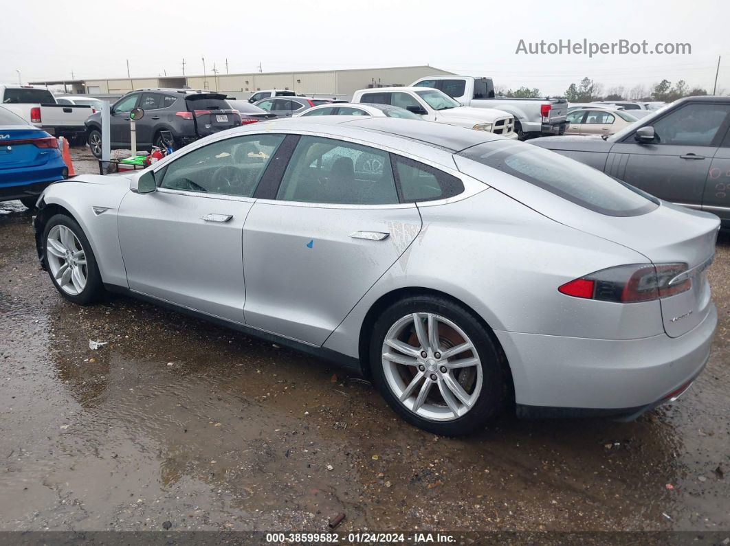 2013 Tesla Model S   Silver vin: 5YJSA1DNXDFP27025