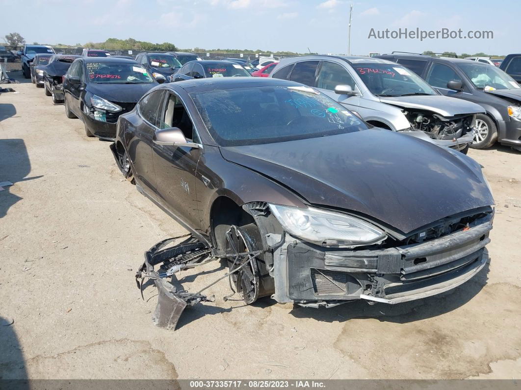 2013 Tesla Model S Performance Brown vin: 5YJSA1DP0DFP06265