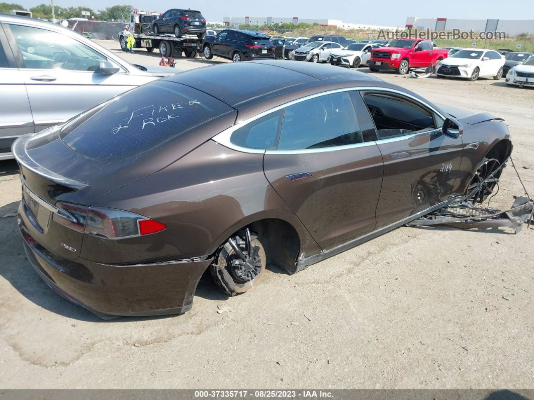 2013 Tesla Model S Performance Brown vin: 5YJSA1DP0DFP06265