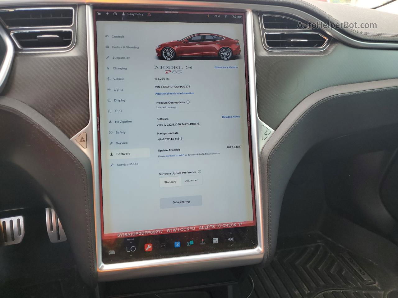 2013 Tesla Model S  Red vin: 5YJSA1DP0DFP09277