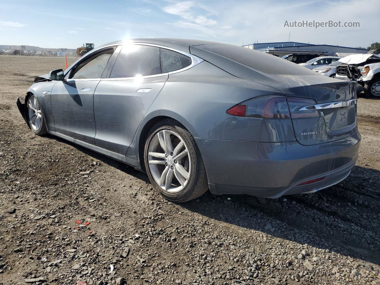 2013 Tesla Model S  Gray vin: 5YJSA1DP0DFP23695