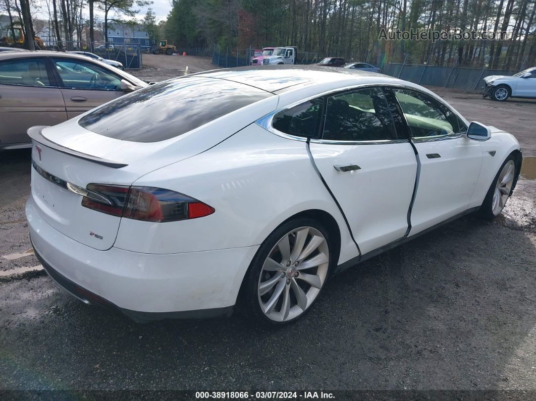 2013 Tesla Model S Performance White vin: 5YJSA1DP1DFP02967