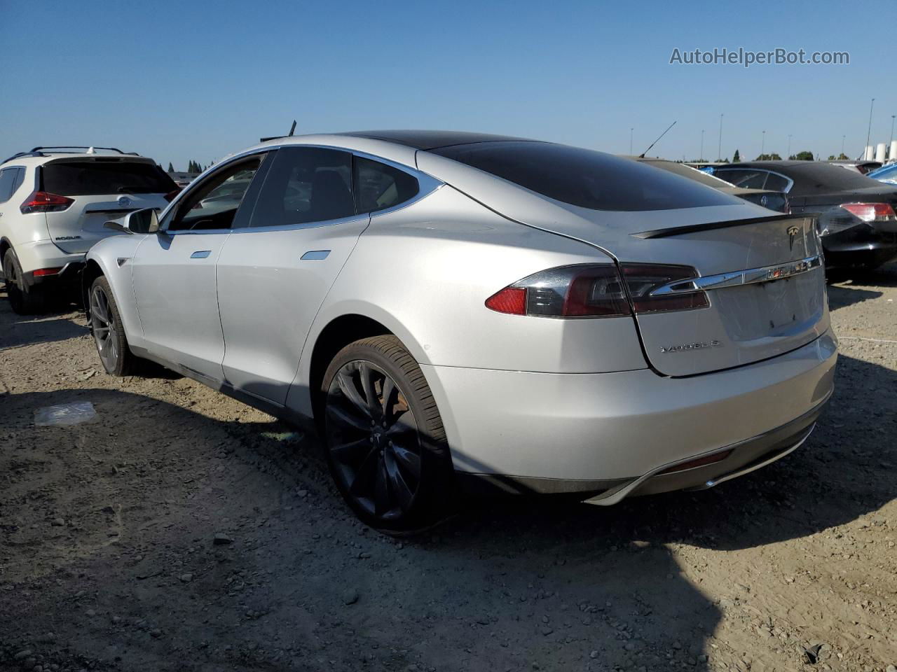 2013 Tesla Model S  Silver vin: 5YJSA1DP1DFP12723