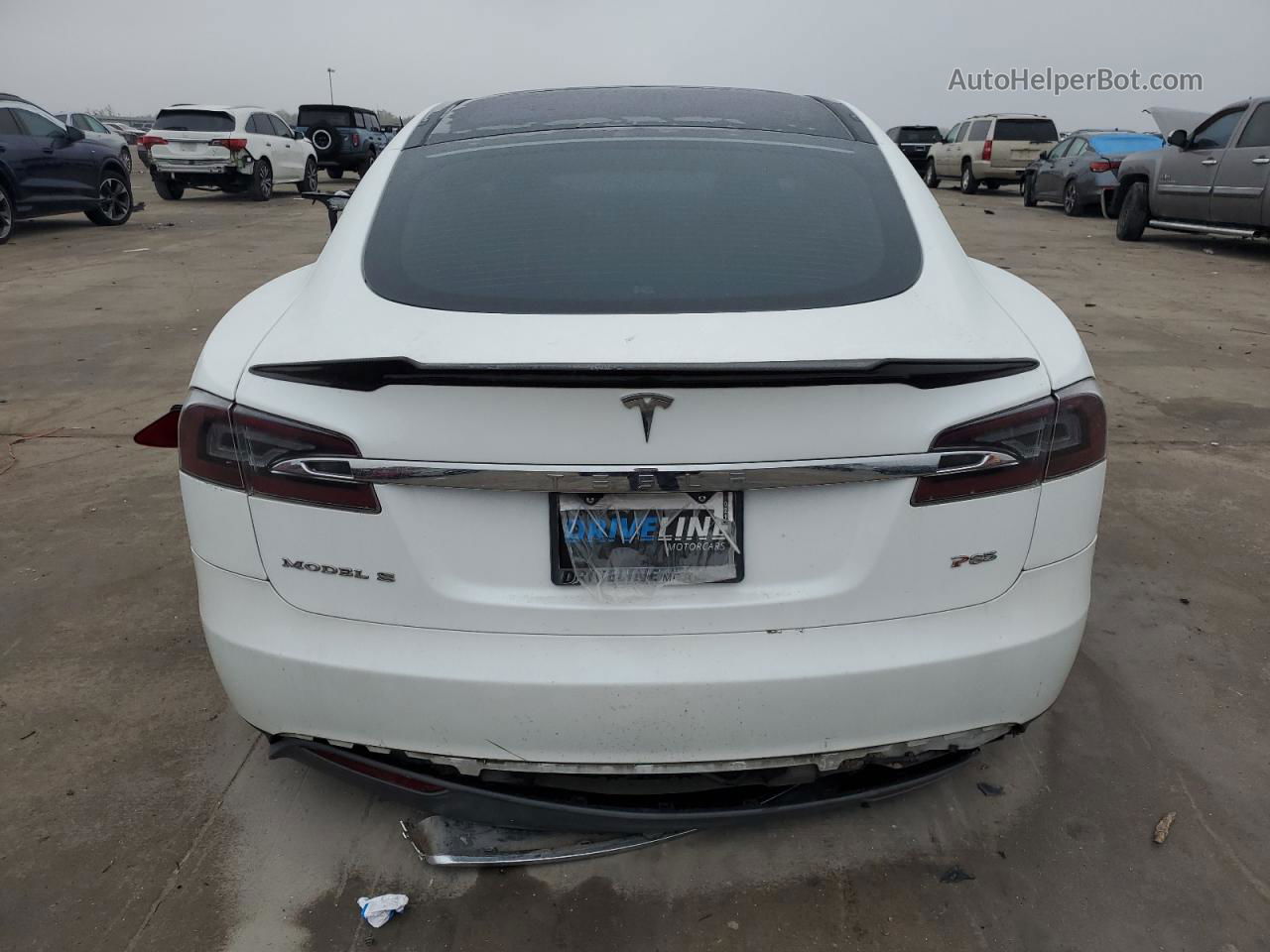 2013 Tesla Model S  White vin: 5YJSA1DP2DFP07157