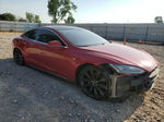 2013 Tesla Model S  Red vin: 5YJSA1DP2DFP08955