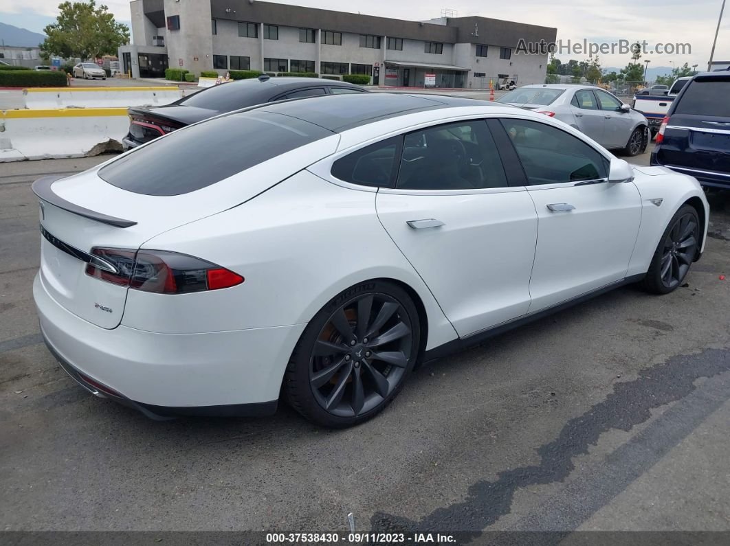 2013 Tesla Model S Performance Белый vin: 5YJSA1DP2DFP13251