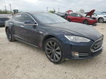 2013 Tesla Model S  Blue vin: 5YJSA1DP2DFP16294