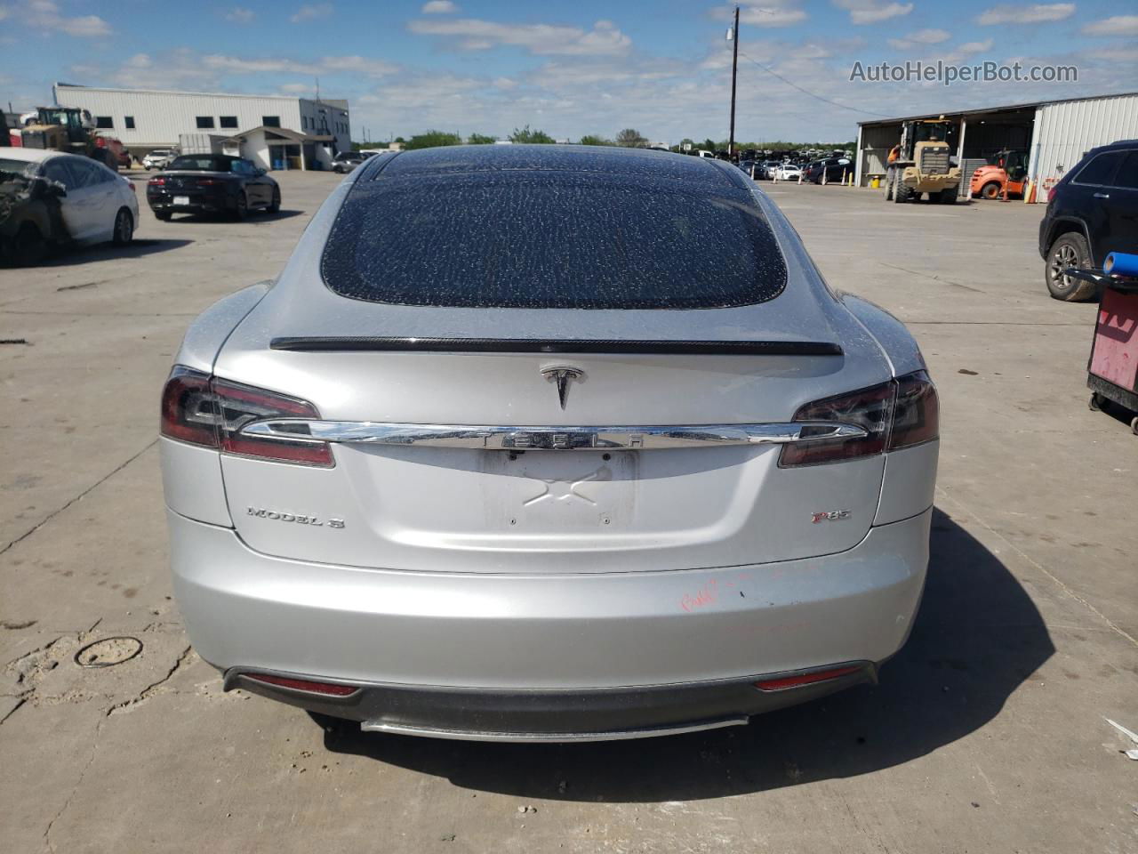 2013 Tesla Model S  Silver vin: 5YJSA1DP4DFP08858