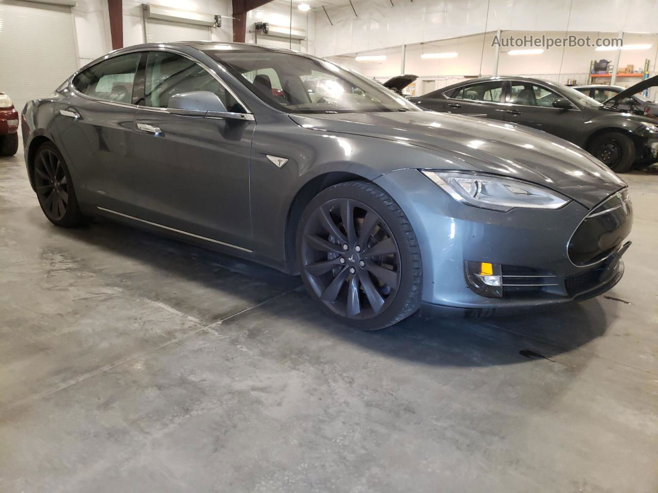 2013 Tesla Model S  Серый vin: 5YJSA1DP4DFP09315