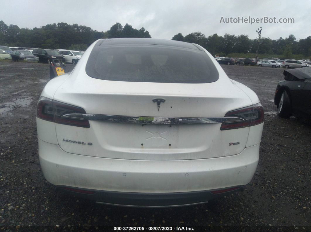 2013 Tesla Model S Performance White vin: 5YJSA1DP4DFP28012