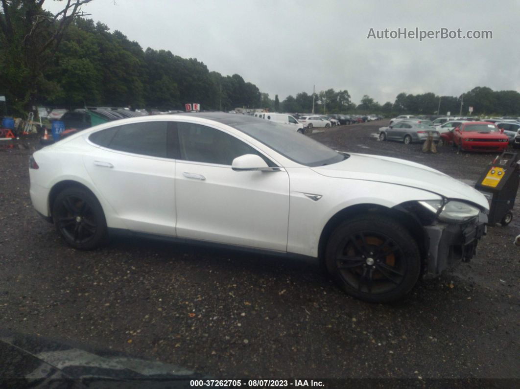 2013 Tesla Model S Performance White vin: 5YJSA1DP4DFP28012