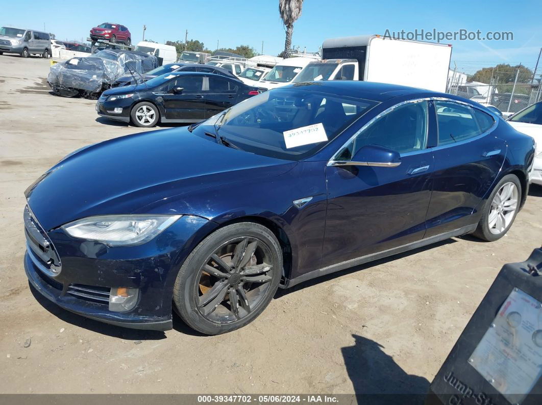 2013 Tesla Model S Performance Blue vin: 5YJSA1DP5DFP07198