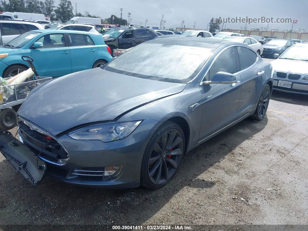 2013 Tesla Model S Performance Gray vin: 5YJSA1DP5DFP21960