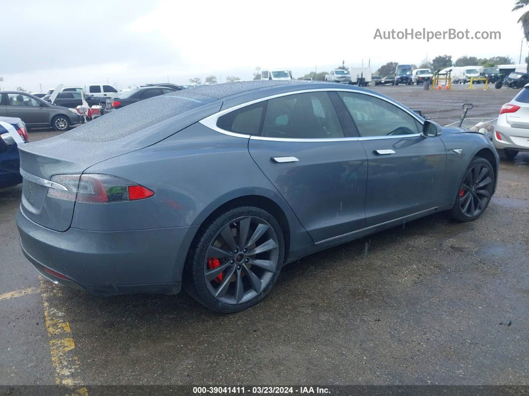 2013 Tesla Model S Performance Gray vin: 5YJSA1DP5DFP21960