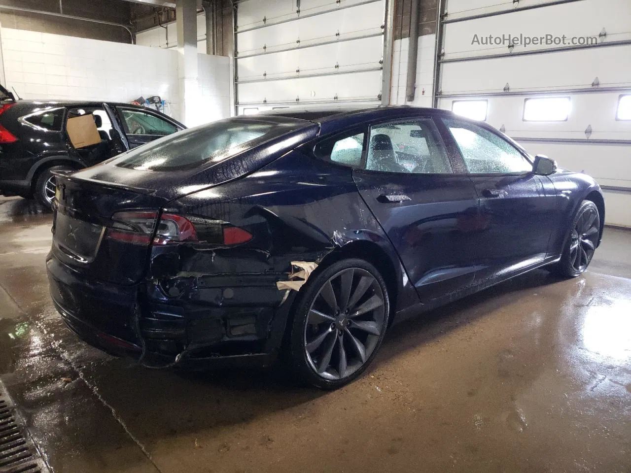 2013 Tesla Model S  Blue vin: 5YJSA1DP6DFP17545