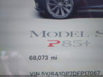 2013 Tesla Model S Performance Dark Blue vin: 5YJSA1DP7DFP17067