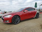 2013 Tesla Model S  Red vin: 5YJSA1DP7DFP20910