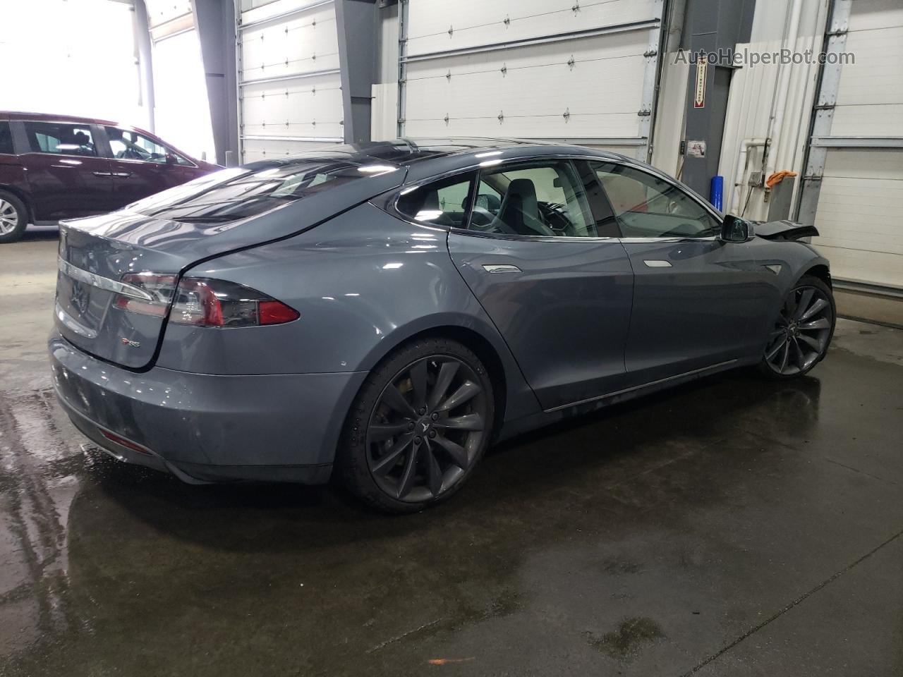 2013 Tesla Model S  Gray vin: 5YJSA1DP8DFP25338