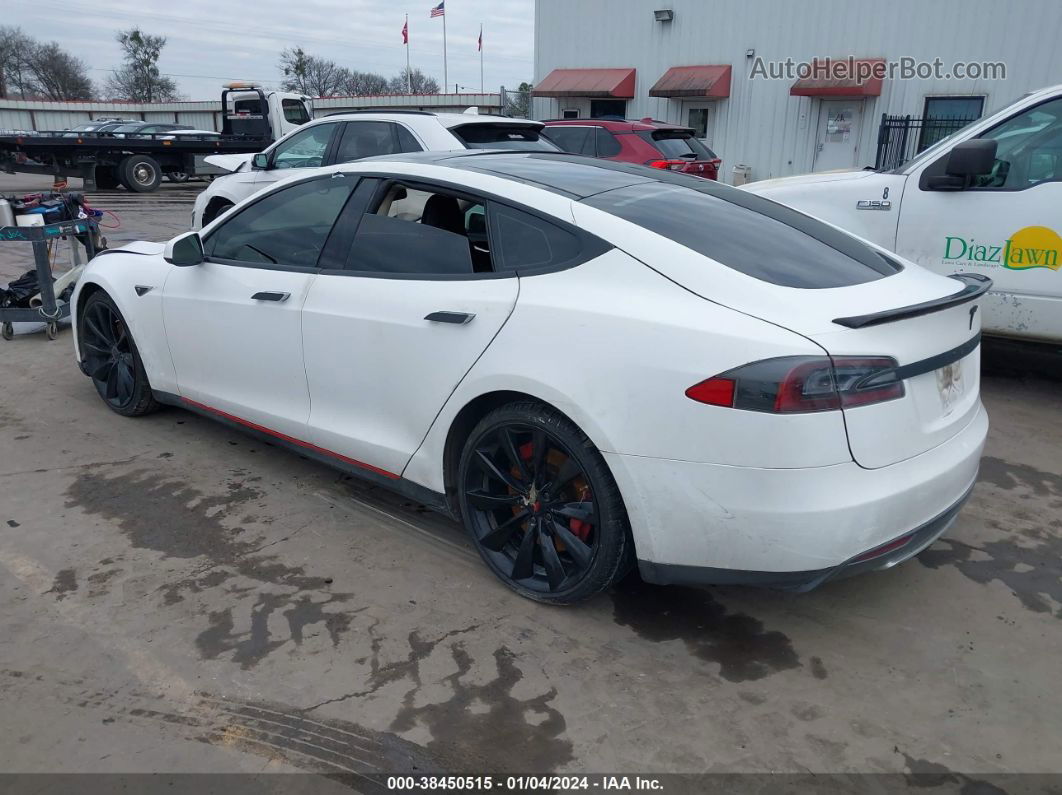 2013 Tesla Model S Performance White vin: 5YJSA1DPXDFP12770